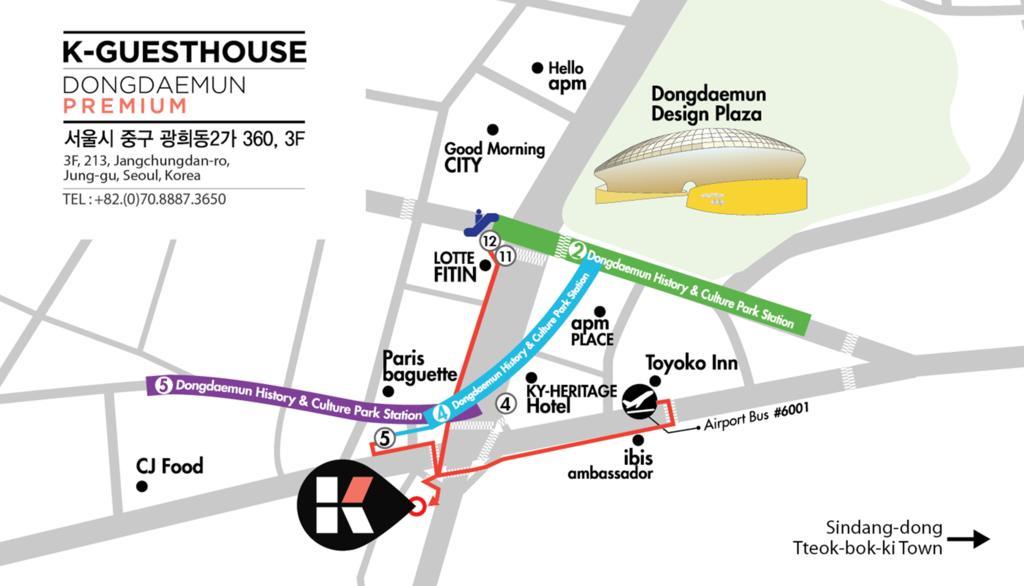 K-Guesthouse Dongdaemun Premium سيول المظهر الخارجي الصورة